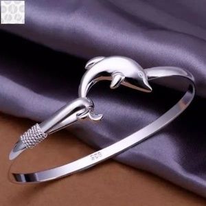 Silver Plated Dolphin Bracelets